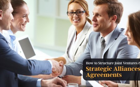 How to Structure Joint Ventures and Strategic Alliances Agreements
