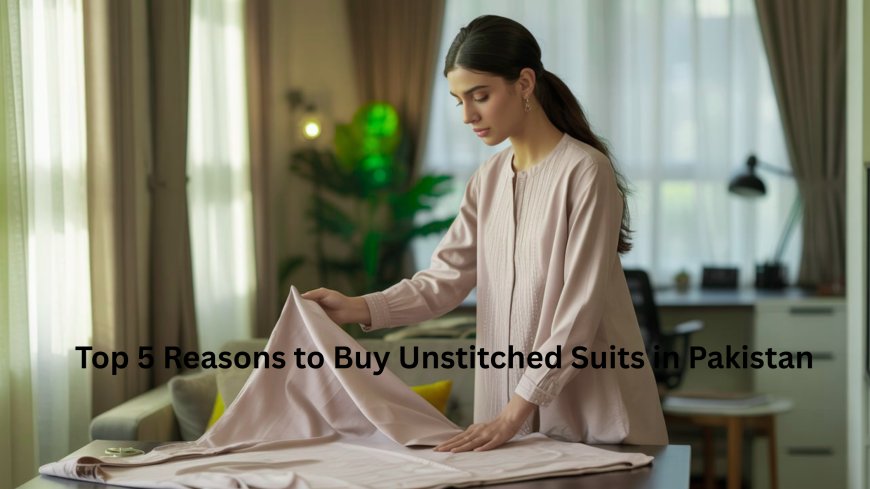 Top 5 Reasons to Buy Unstitched Suits in Pakistan