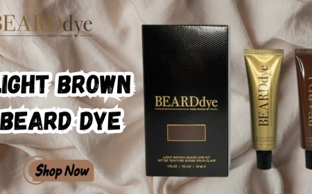 Light Brown Beard Colour for Men – Elevate Your Look Naturally with Beard Dye