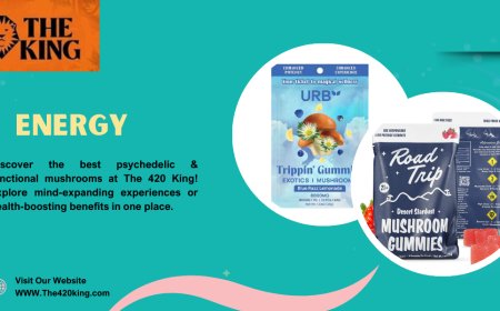 Boost Your Energy Naturally with Mushroom Gummies from The 420 King