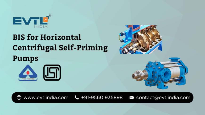 BIS for Horizontal Centrifugal Self-Priming Pumps – A Simple Guide
