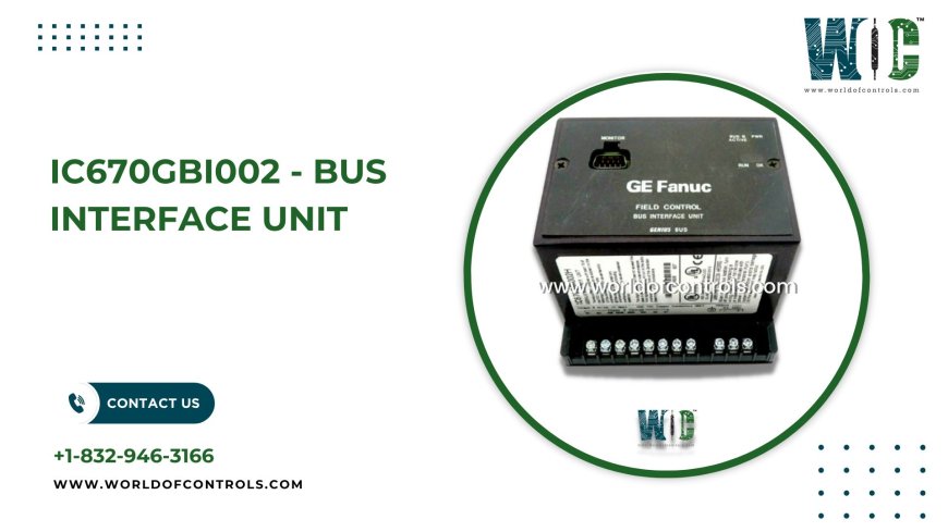 How Bus Interface Units Enhance Field Control Systems