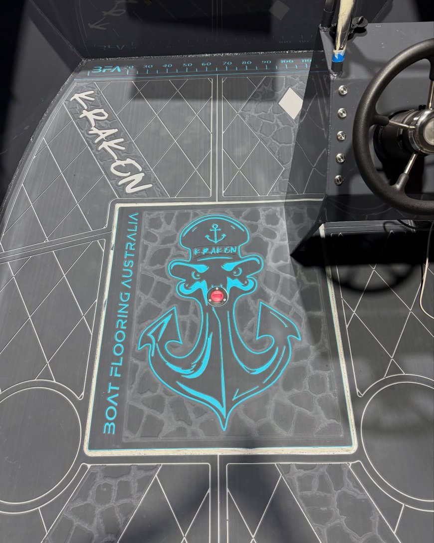 Durable Fish Ruler Boat Flooring – EVA Foam with Built-In Measuring Guide